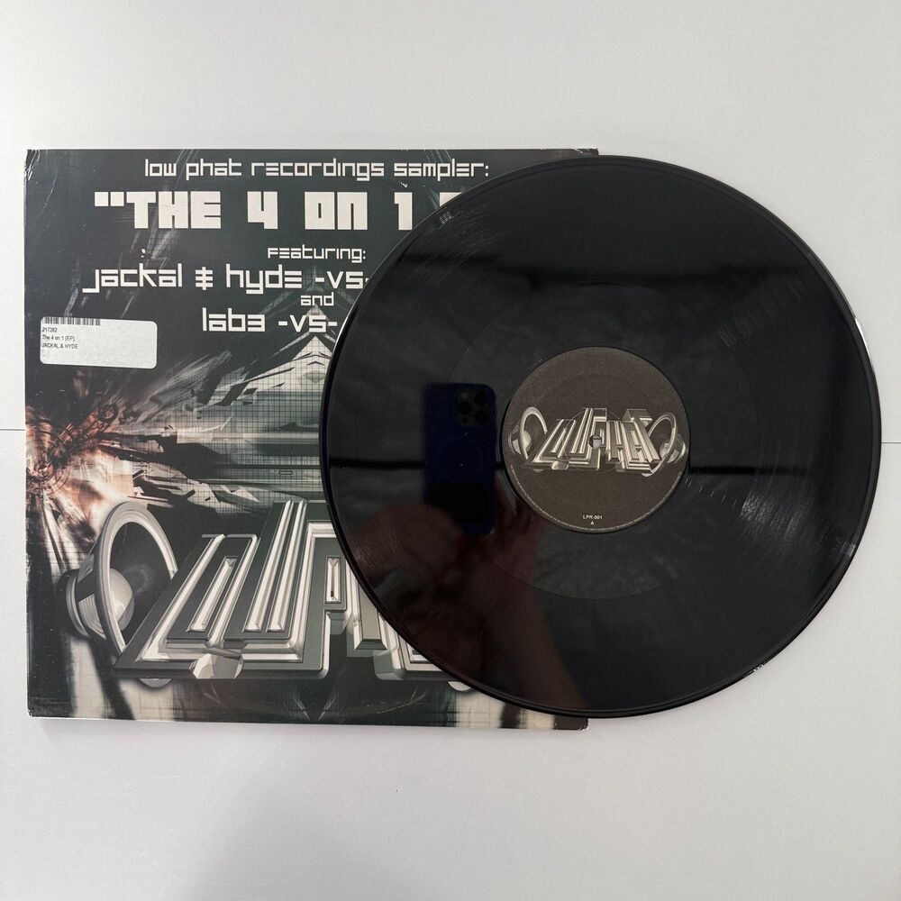 Jackal & Hyde Dave Berg Lab3 Dijon 4 On 1 EP 12” Vinyl Electro Breakbeat #71